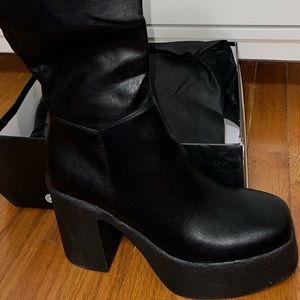 NEW dolls kill leather boots